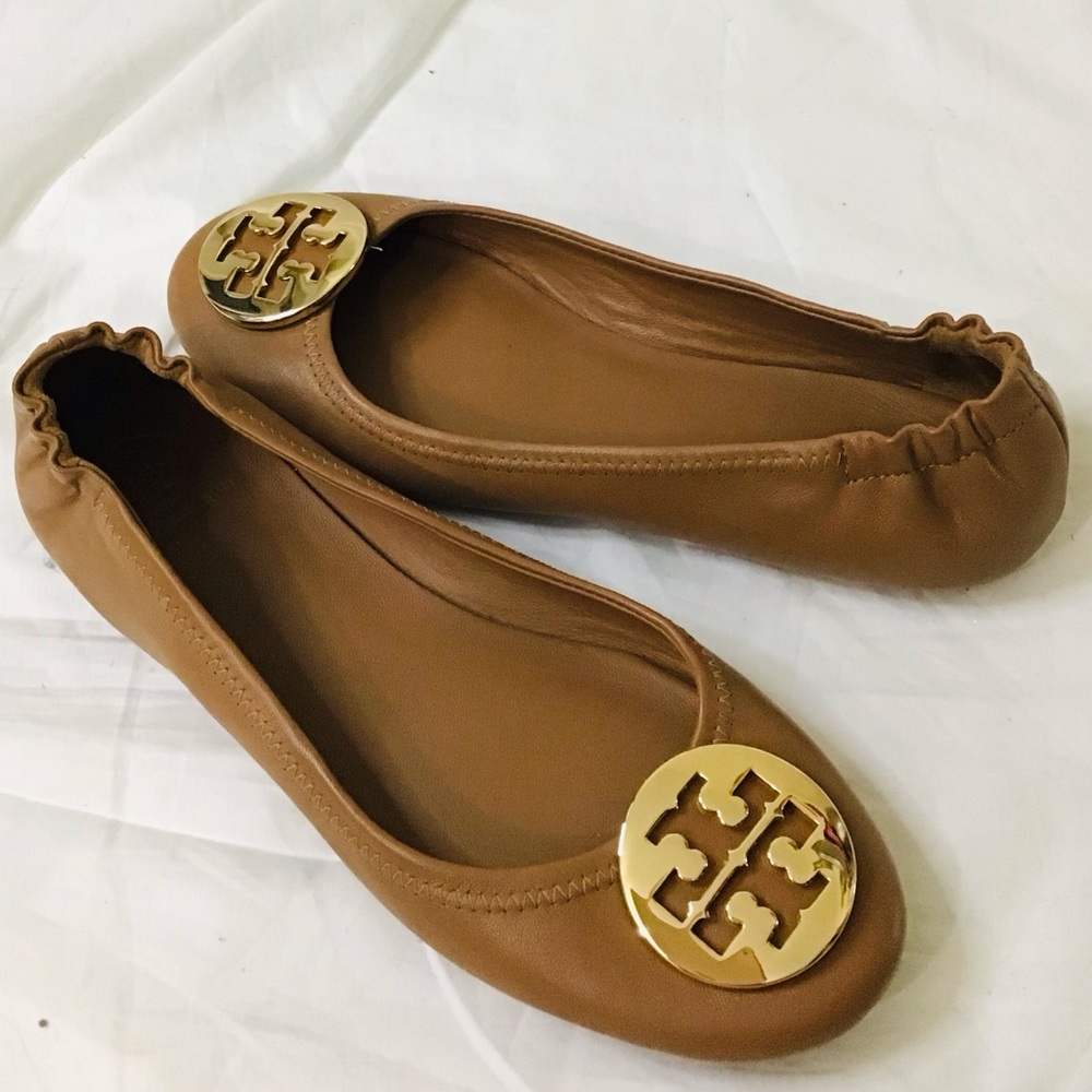 Tory Burch Claire Leather Ballet Flats